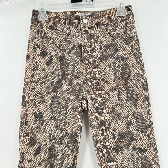 Free People We The Free Women’s High Rise Snakeskin Print Skinny Jeans Size 27 - Picture 5 of 15